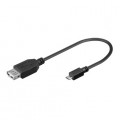 BIT FORCE cable USB A-MICRO USB F/M 0,1m