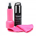 SBOX screen cleaner with microfiber cloth CS-5005 pink