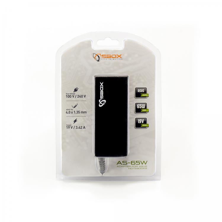 SBOX notebook charger for ASUS AS-65W/19V-45W