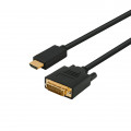 BIT FORCE cable HDMI-DVI (24+1) M/M 2m