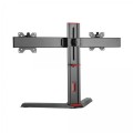 WHITE SHARK desktop stand for 2 monitors GMS-3202 RHAMSES-II tilt