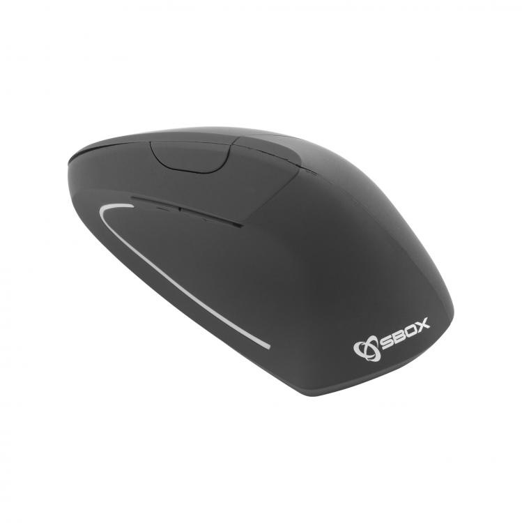 SBOX vertical wireless mouse VM-065W 1.600dpi black