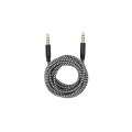BIT FORCE braided cable 3,5MM-3,5MM 1,5m black