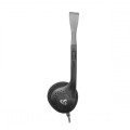 SBOX on-ear headphones with microphone HS-707 black