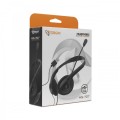 SBOX on-ear headphones with microphone HS-707 black