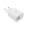 SBOX USB-A/TYPE-C quick wall charger HC-099 2 ports / 18W white