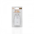 SBOX USB-A/TYPE-C quick wall charger HC-099 2 ports / 18W white