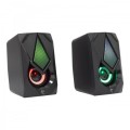 WHITE SHARK RGB gaming 2.0 stereo speakers GSP-619 BEAT