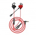 WHITE SHARK earphones with microphone GE-536 EAGLE black-red