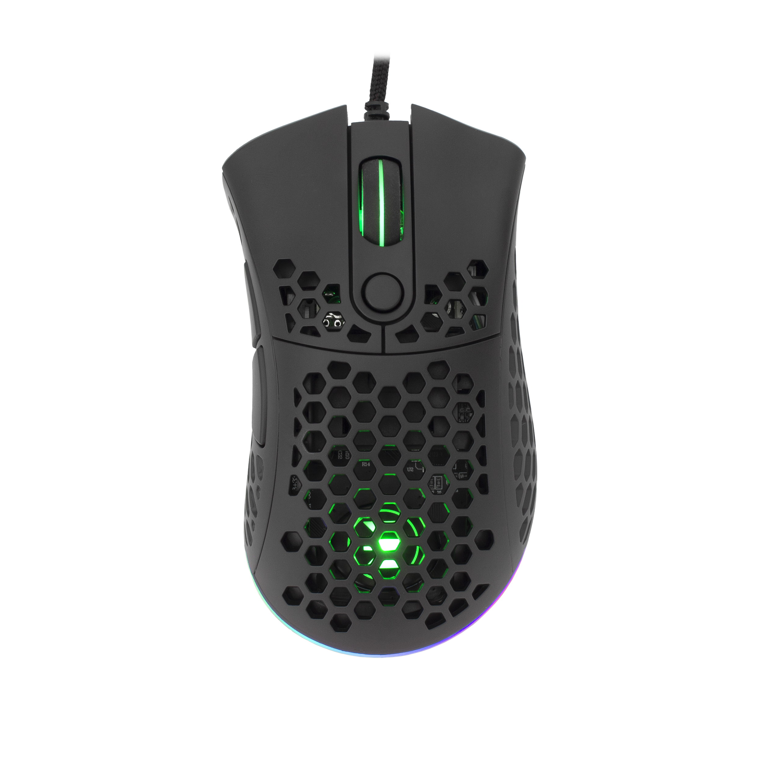 WHITE SHARK PREMIUM LINIJA miš ESL-M6 SHURIKEN 19.000dpi crni