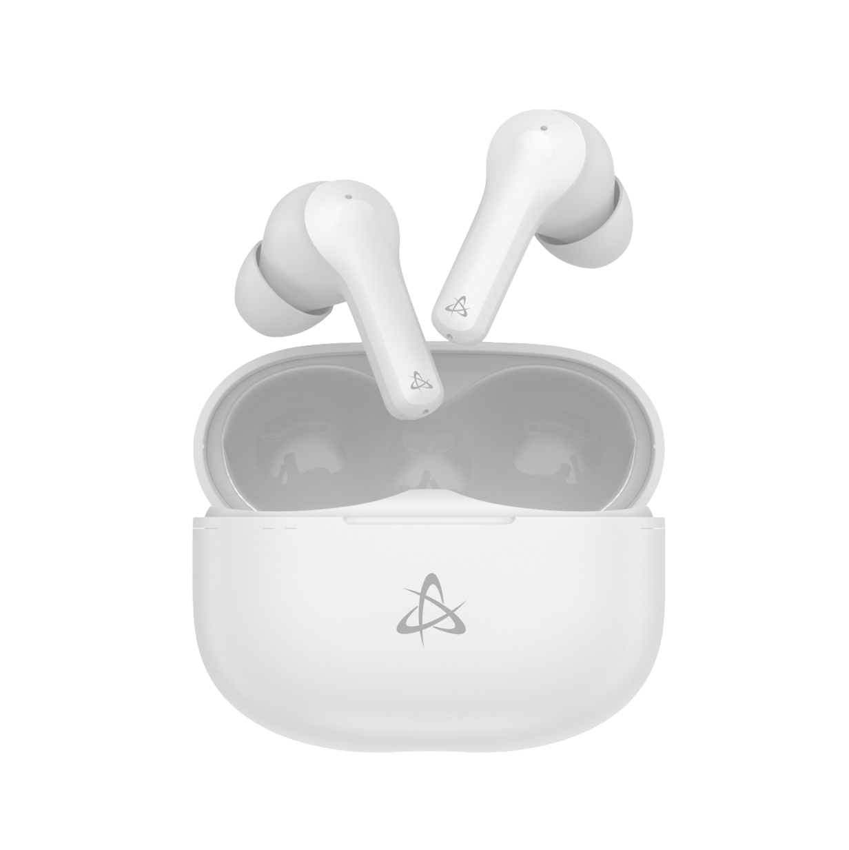 SBOX bluetooth earbuds with microphone EB-TWS99 White ANC+ 4 Mic ENC