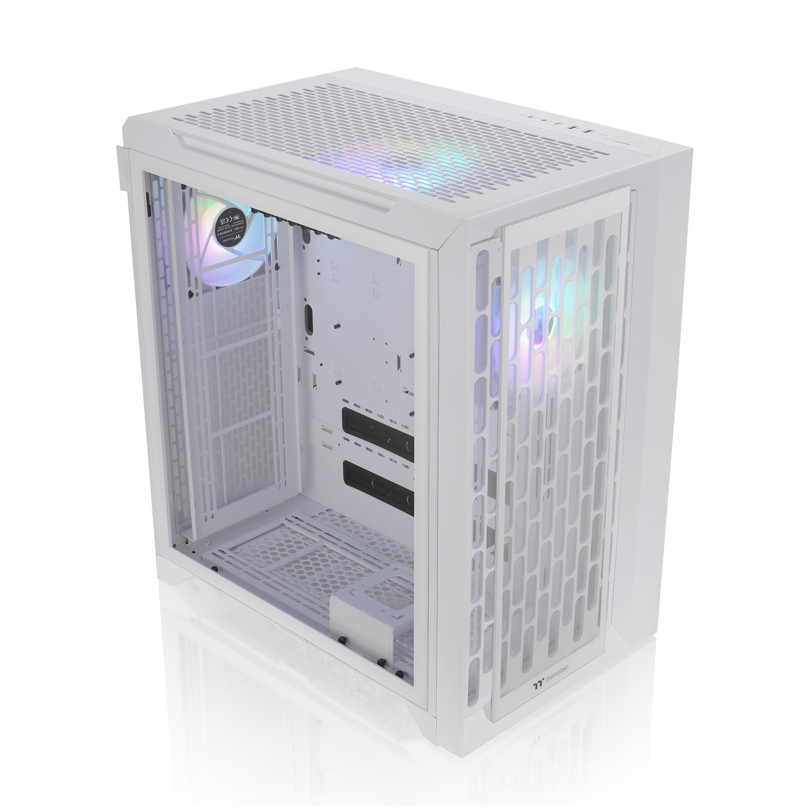 THERMALTAKE Mid Tower ARGB PC Case CTE C700 TG SNOW
