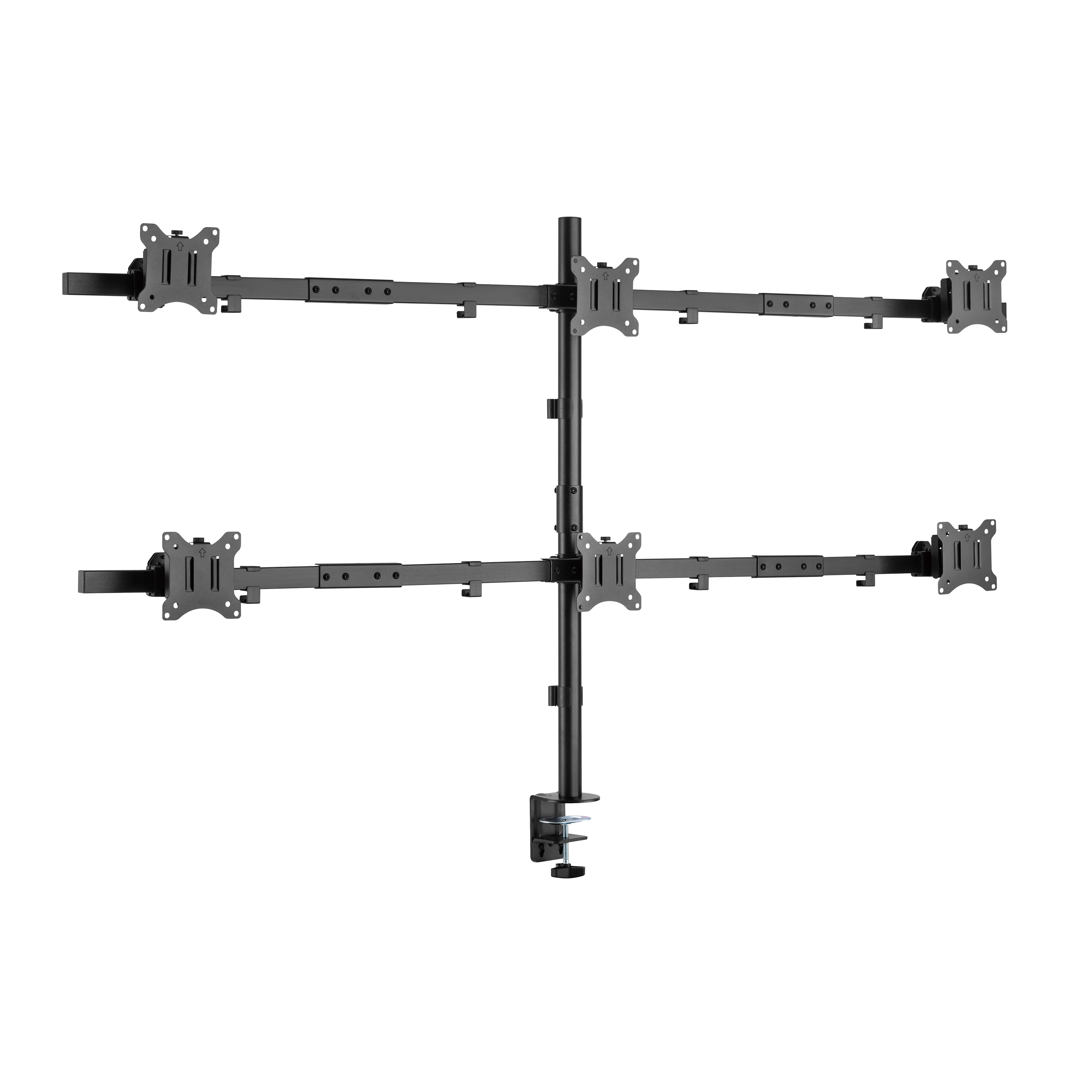 SBOX desktop mount for 6 monitors LCD-352/6-2 full-motion