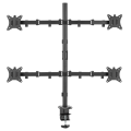 SBOX desktop mount for 4 monitors LCD-352/4-2 full-motion