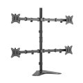 SBOX desktop stand for 4 monitors LCD-F048-2 full-motion