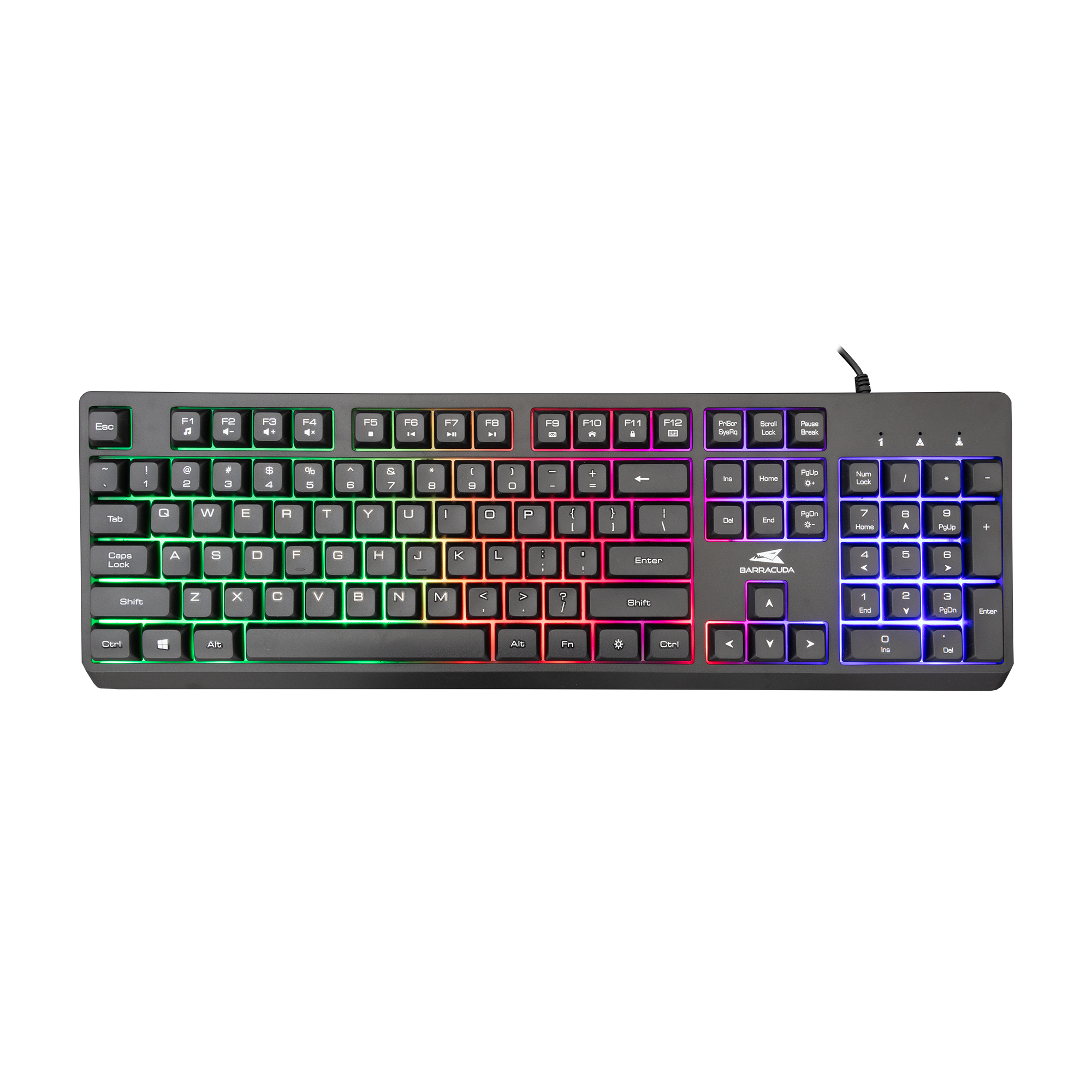 BARACUDA gaming keyboard BGK-02114 STARFISH black US