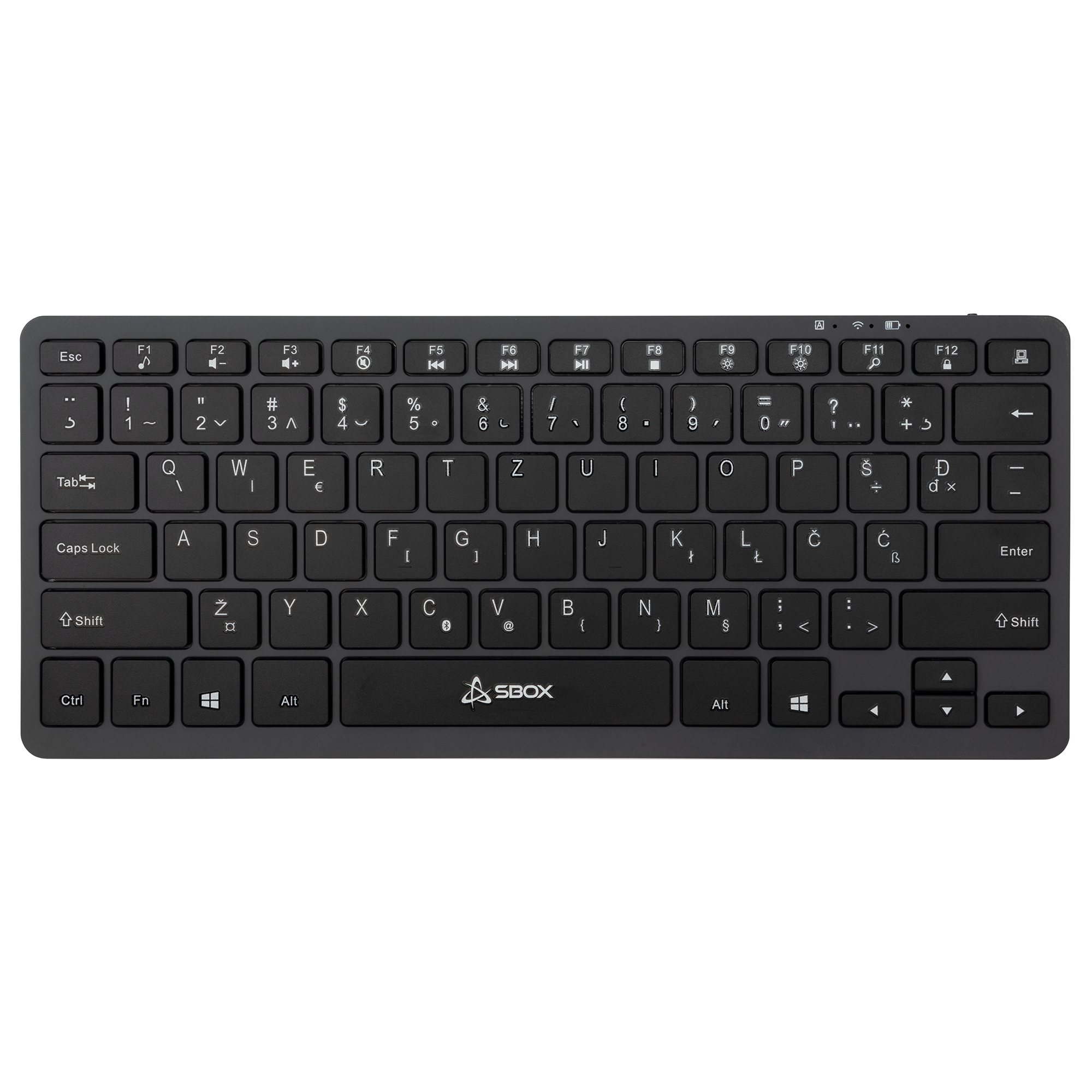 SBOX bluetooth tipkovnica BT-05 srebrna HR
