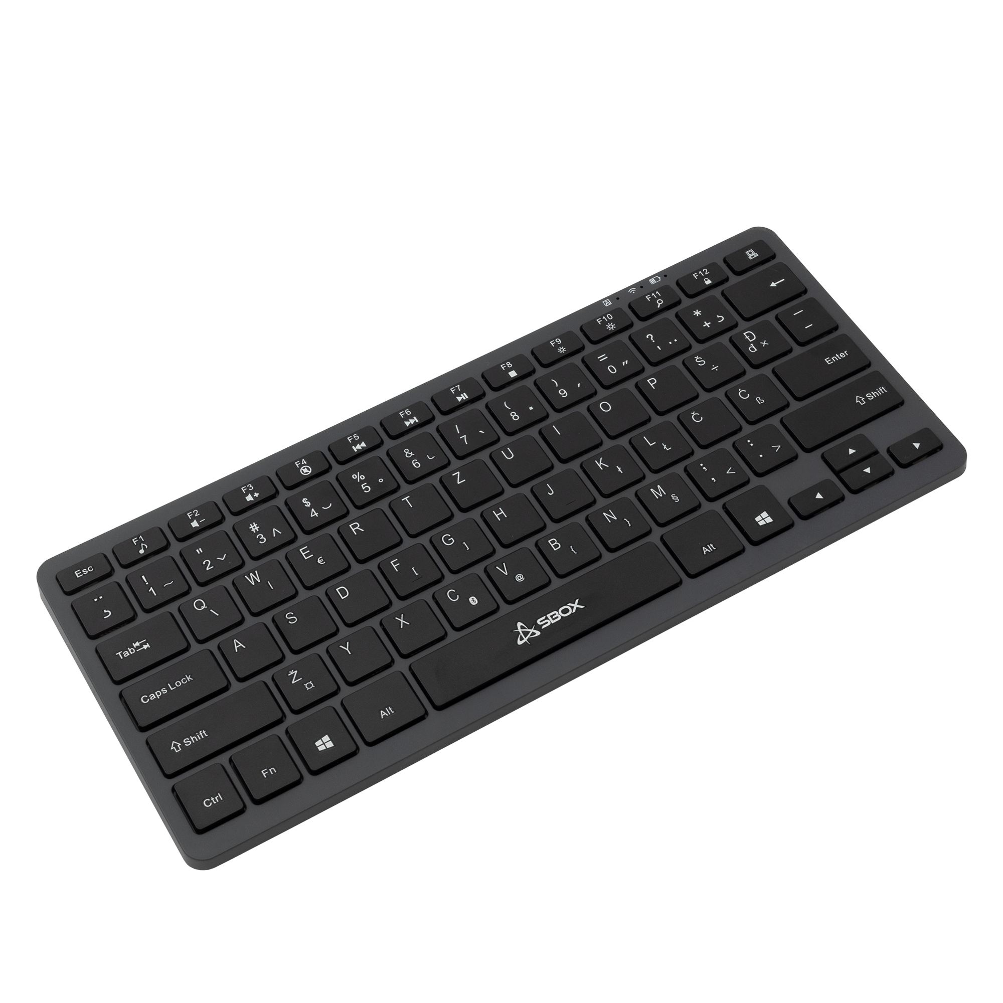 SBOX bluetooth tipkovnica BT-05 HR srebrna