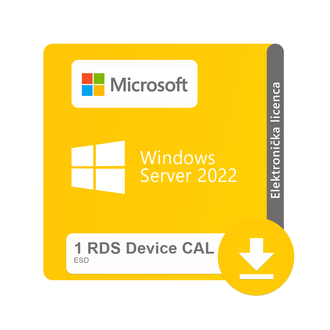 Windows Server 2022 1 RDS Device CAL ESD elektronička licenca