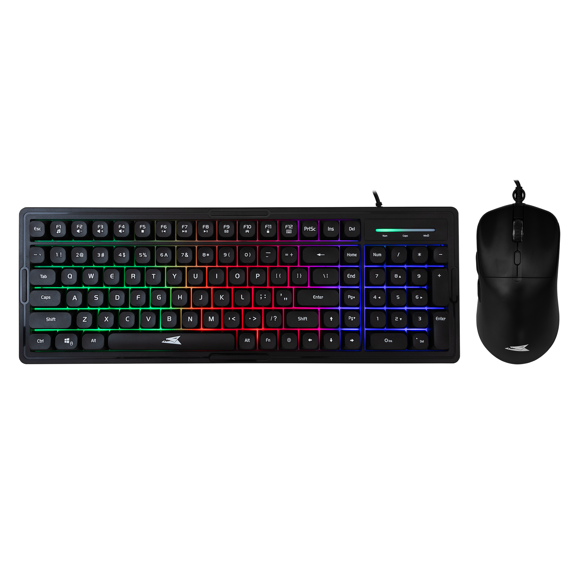 BARACUDA 2u1 gaming set BGC-011 ORCA tipkovnica+miš crni