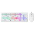 BARACUDA 2u1 gaming set BGC-011 ORCA keyboard+mouse white
