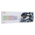 BARACUDA 2u1 gaming set BGC-011 ORCA keyboard+mouse white