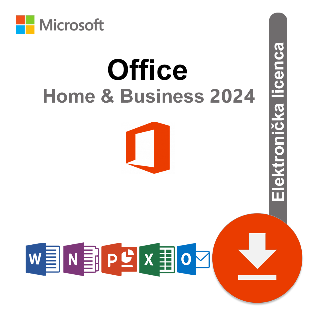 Microsoft Office 2024 Home and Business  ESD digital license