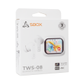 SBOX bluetooth earbuds EB-TWS08 bijele ANC Touch Display