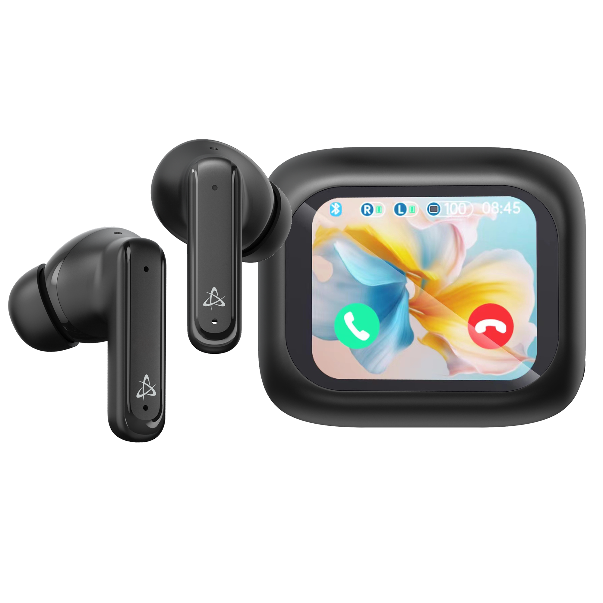 SBOX bluetooth earbuds EB-TWS08 crne ANC Touch Display