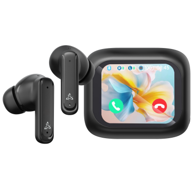 SBOX bluetooth earbuds EB-TWS08 crne ANC Touch Display