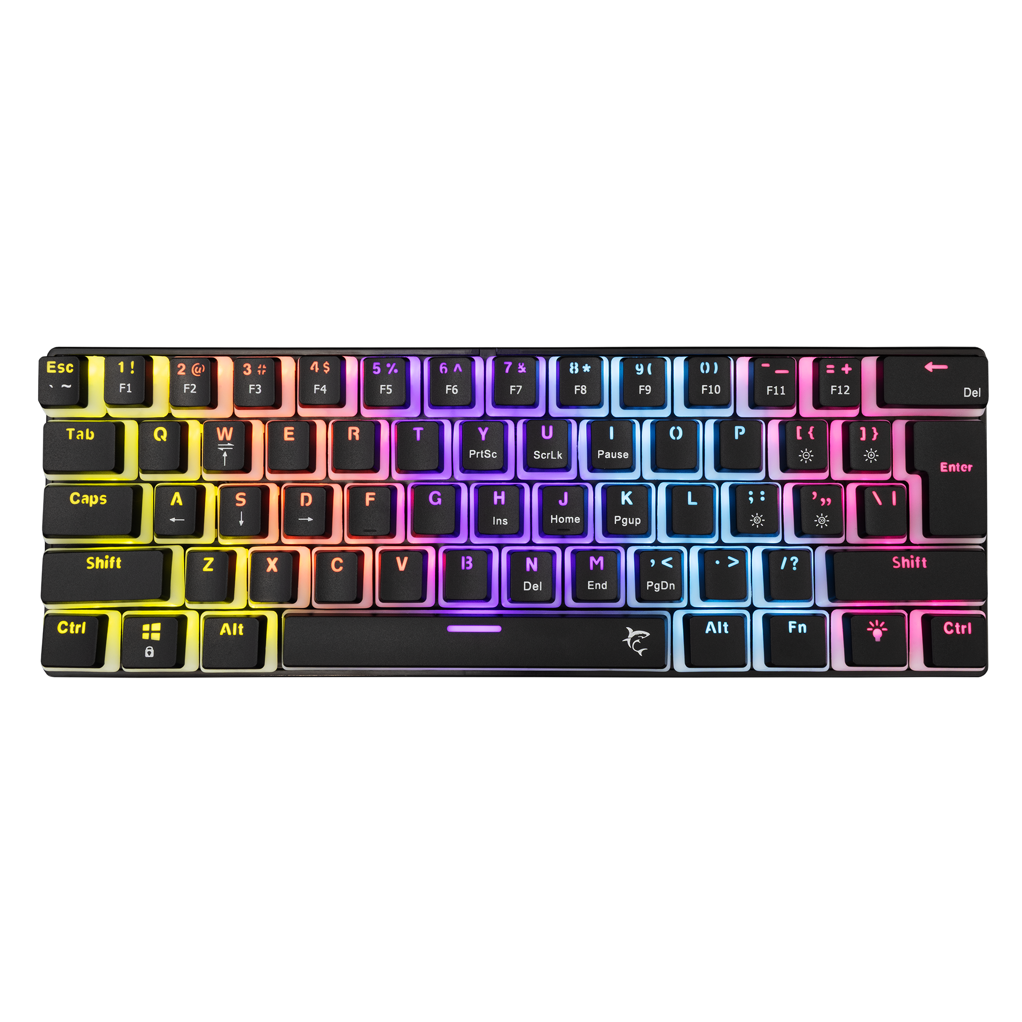 WHITE SHARK gaming tipkovnica GK-2202 ASHIKO-2 crna pl.sw.
