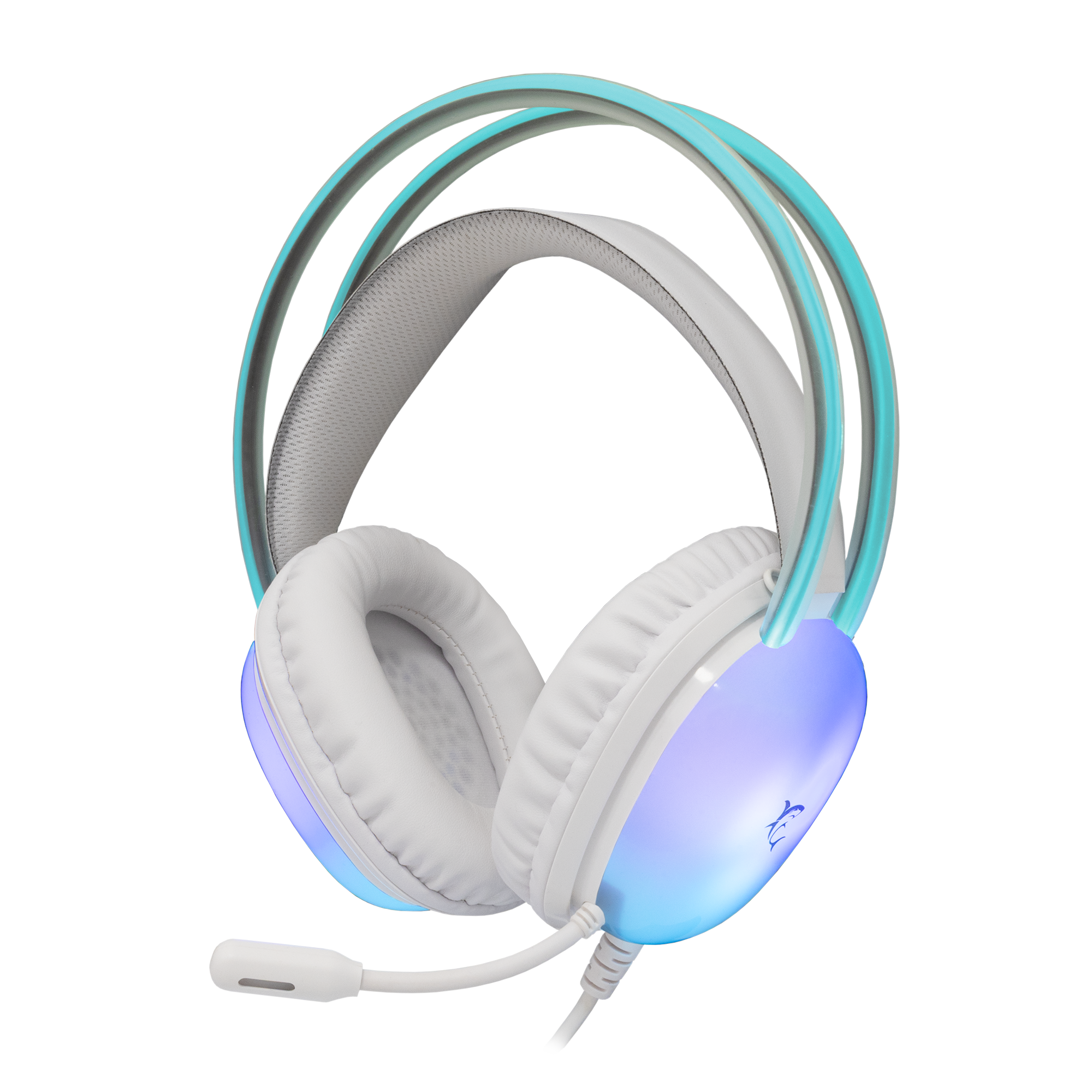 White Shark gaming headphones GH-2444 PEACOCK-2 white