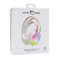 White Shark gaming headphones GH-2444 PEACOCK-2 white