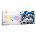 BARACUDA gaming keyboard BGK-03211 DOLPHIN white red sw.
