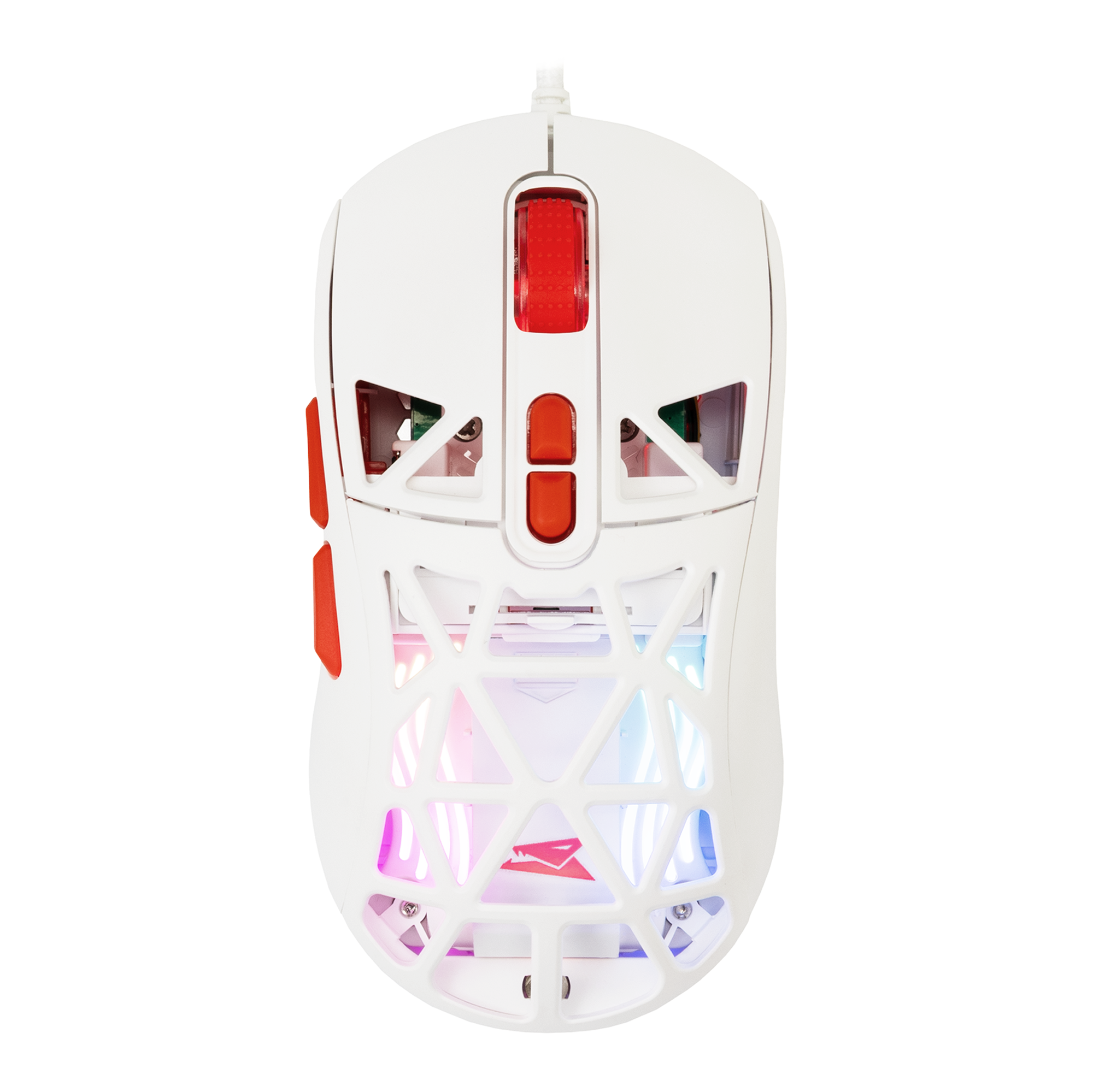 BARACUDA RGB gaming miš  BGM-092 SEAL bijeli 12.800dpi