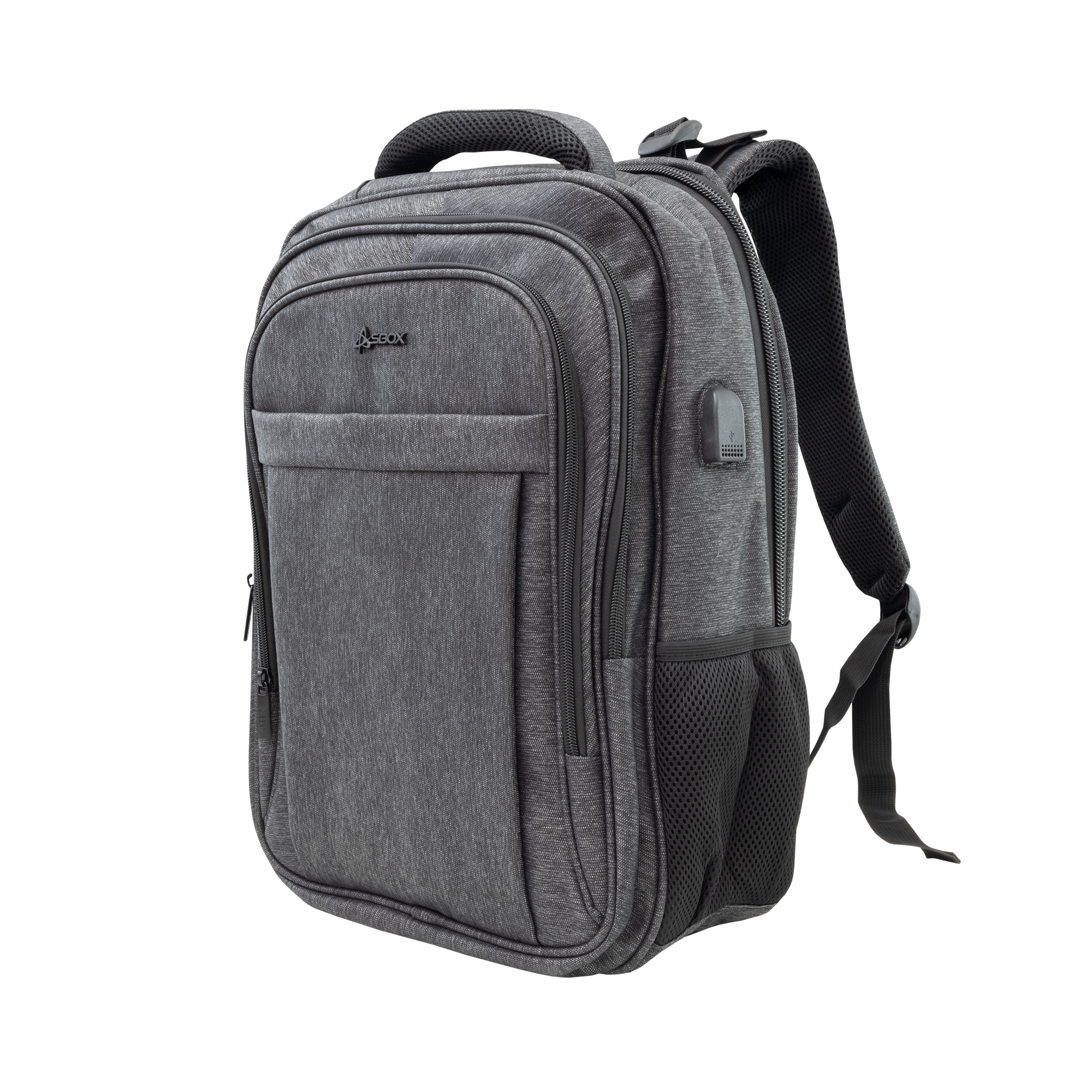 SBOX notebook backpack 18,0" NSS-00280 AMSTERDAM grey