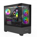BIT FORCE Mid Tower ARGB Gaming PC kućište SPARK ARGB-TG-PWM3
