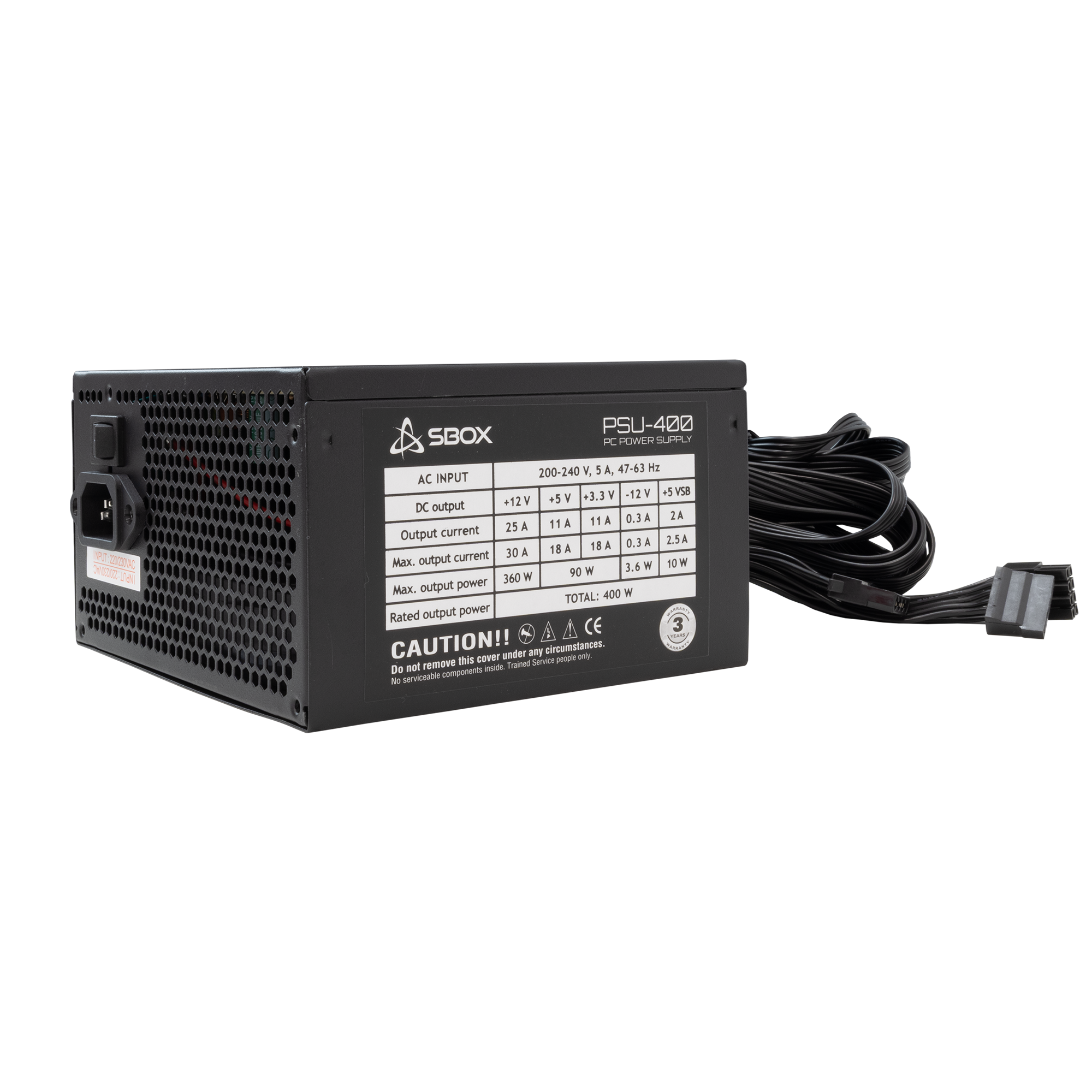 PSU SBOX PSU-400-2 / ATX-400W