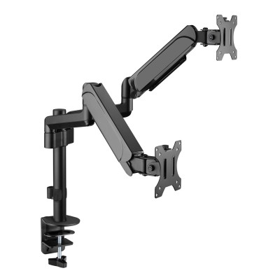 BIT FORCE desk mount for 2 monitors with gas spring BRACKET DMG-32-2M