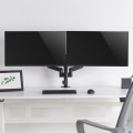 BIT FORCE stolna ručka za 2 monitora s plinskom oprugom BRACKET DMG-32-2M