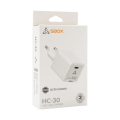 SBOX USB-C quick wall charger HC-30  / 30W GAN white