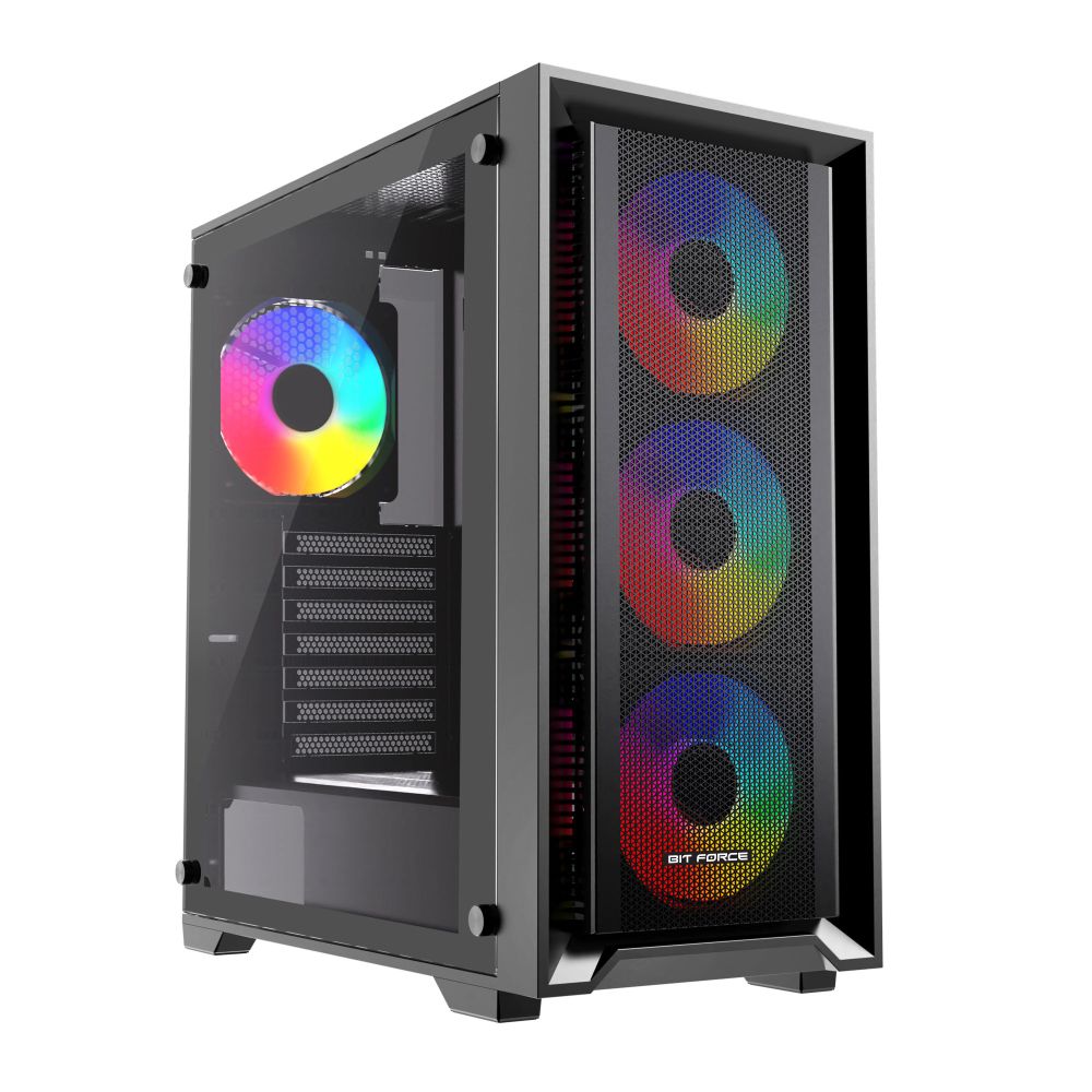 BIT FORCE computer GAMER PC Ryzen 5 7500F, 16GB DDR5, 1TB SSD, RTX 5060 8GB, W11P