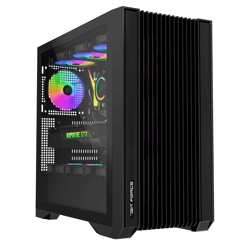 BIT FORCE Full Tower ARGB Gaming PC Case HERCULES ARGB-C-TM4