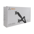 SBOX stolni nosač za 2 monitora LCD-S024-3 okretni