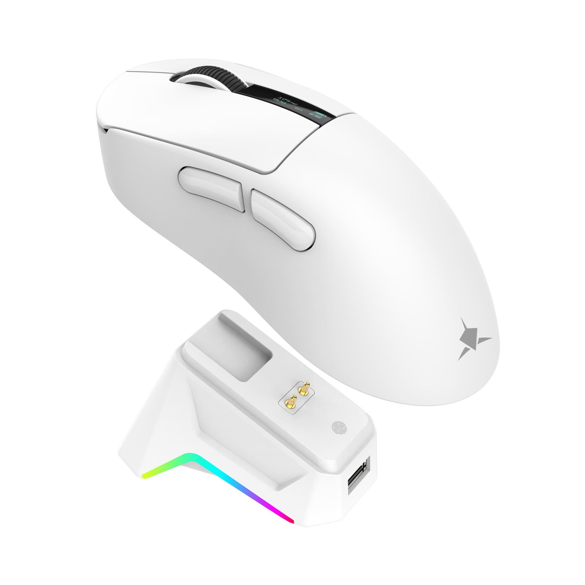 WHITE SHARK bežični gaming miš WGM-5023 GAWAIN 12.000dpi bijeli