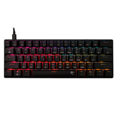 WHITE SHARK gaming tipkovnica GK-004111 SHINOBI-2 crna crv.sw. US