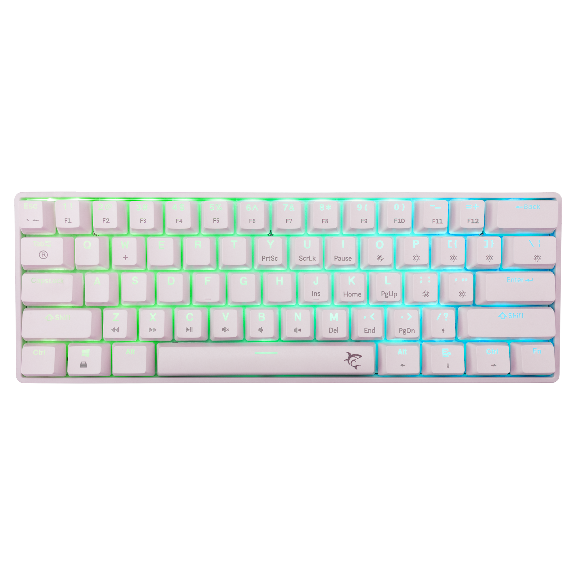 WHITE SHARK gaming keyboard GK-004221 SHINOBI-2 white blue sw. US