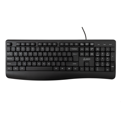 SBOX žičana tanka tipkovnica K-103 US