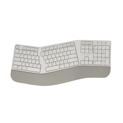 SBOX ergonomska bežična tipkovnica WK-905 bež US