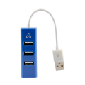 SBOX USB 2.0 hub H-204 4 utora plavi